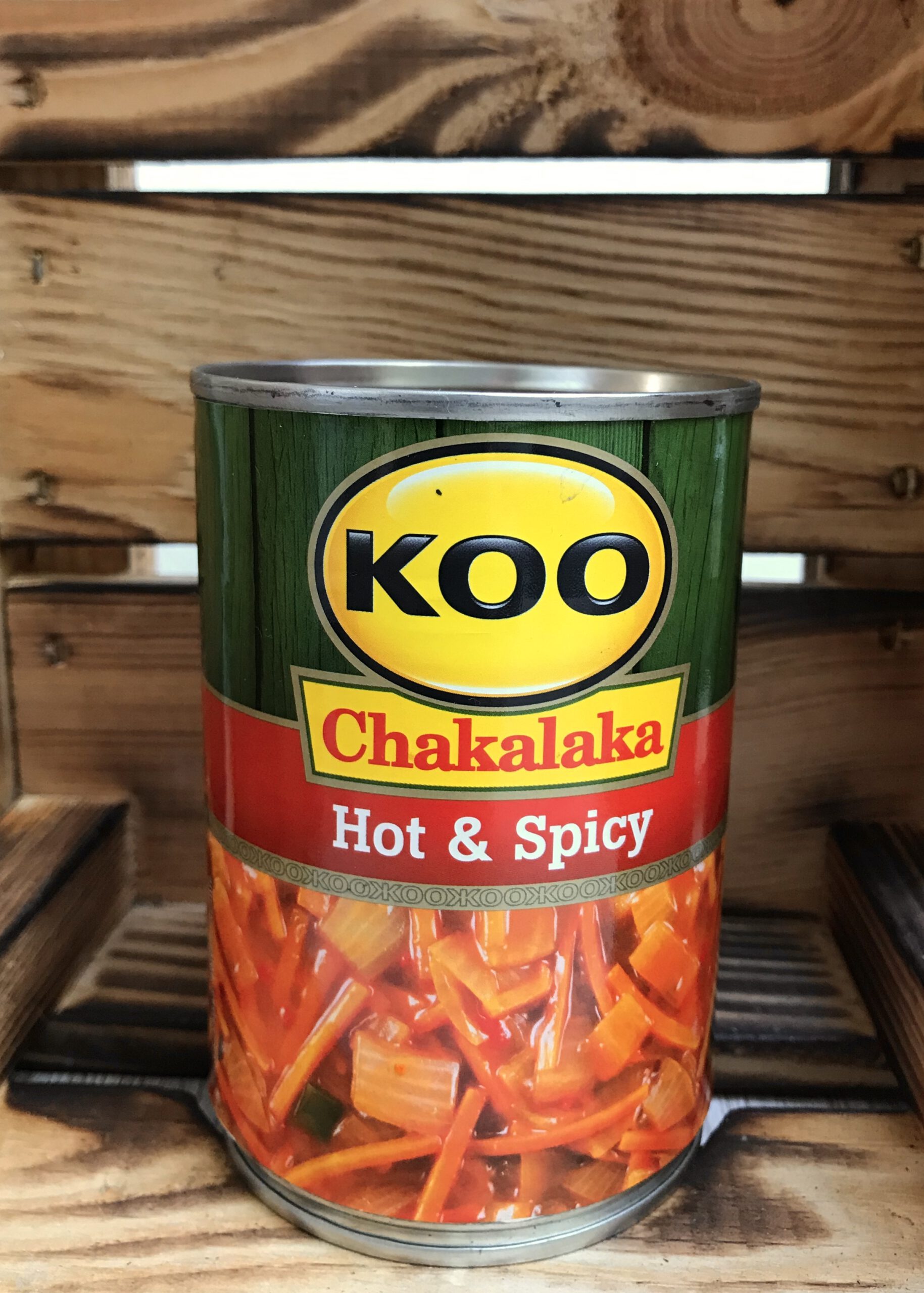 Koo Chakalaka Hot Spicy 410g Can Not Too Hot Baie Lekker New Stock Arrives Mid April Klein Karoo Biltong More Ian Langridge Neuhausen